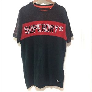 Super Dry Sport Label Spellout Tee
